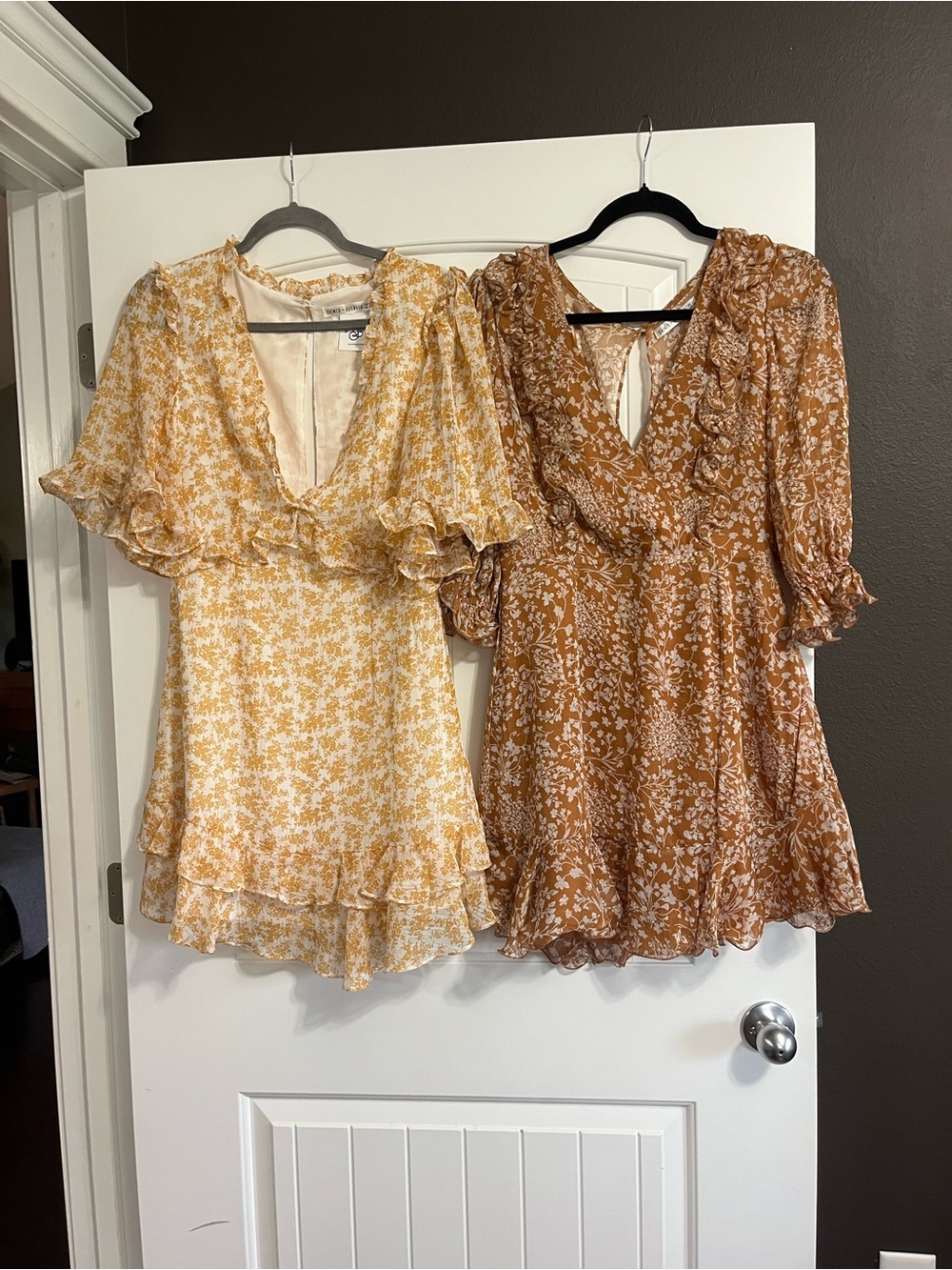Saints And Secrets Dresses Lot Of 2 Size Medium Ruffles Feminine Boho Hippie NWT